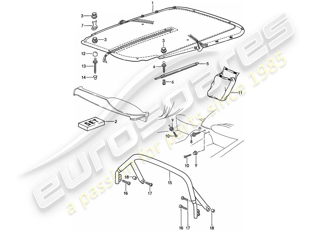 part diagram containing part number 91156109000