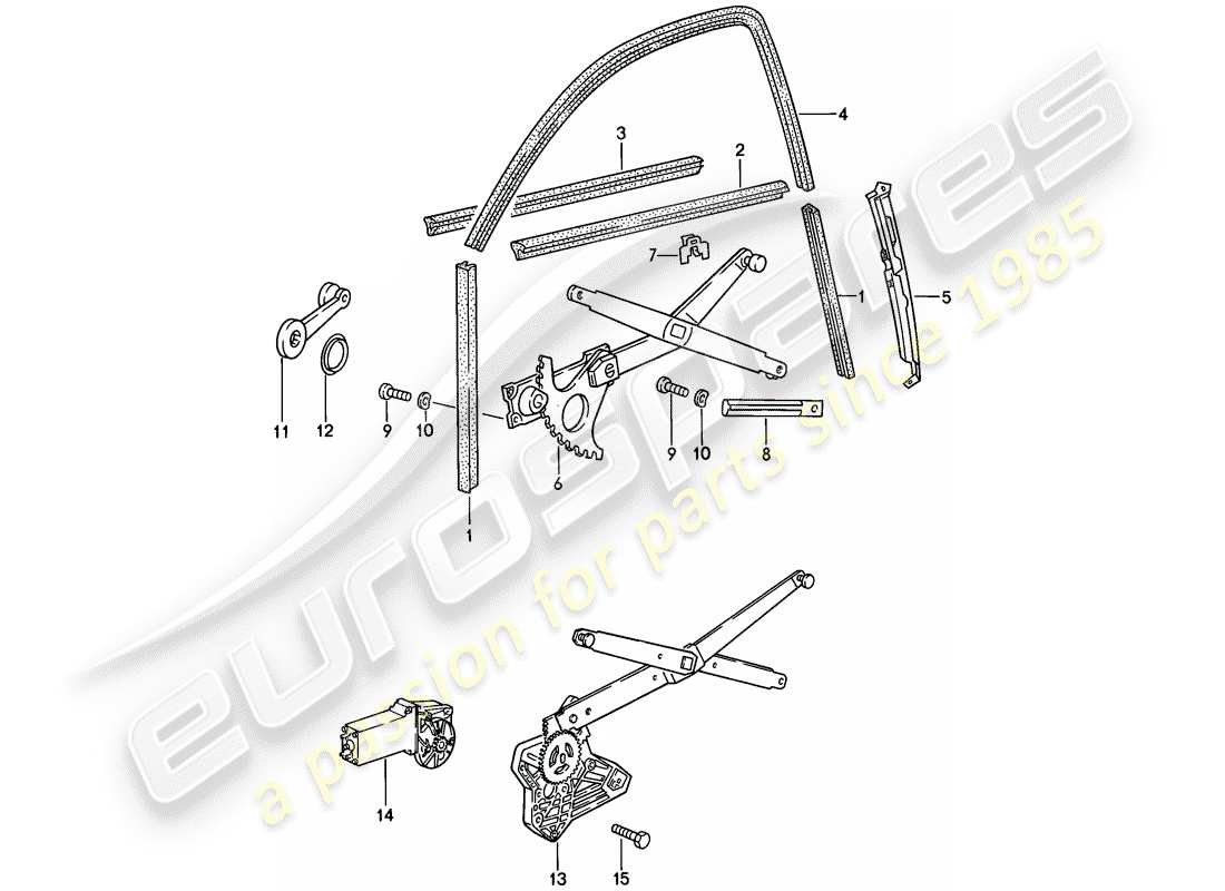 VIEW PARTS DIAGRAMS FROM THE PORSCHE 944 PARTS CATALOGUE a part diagram from the porsche 944 parts catalogue