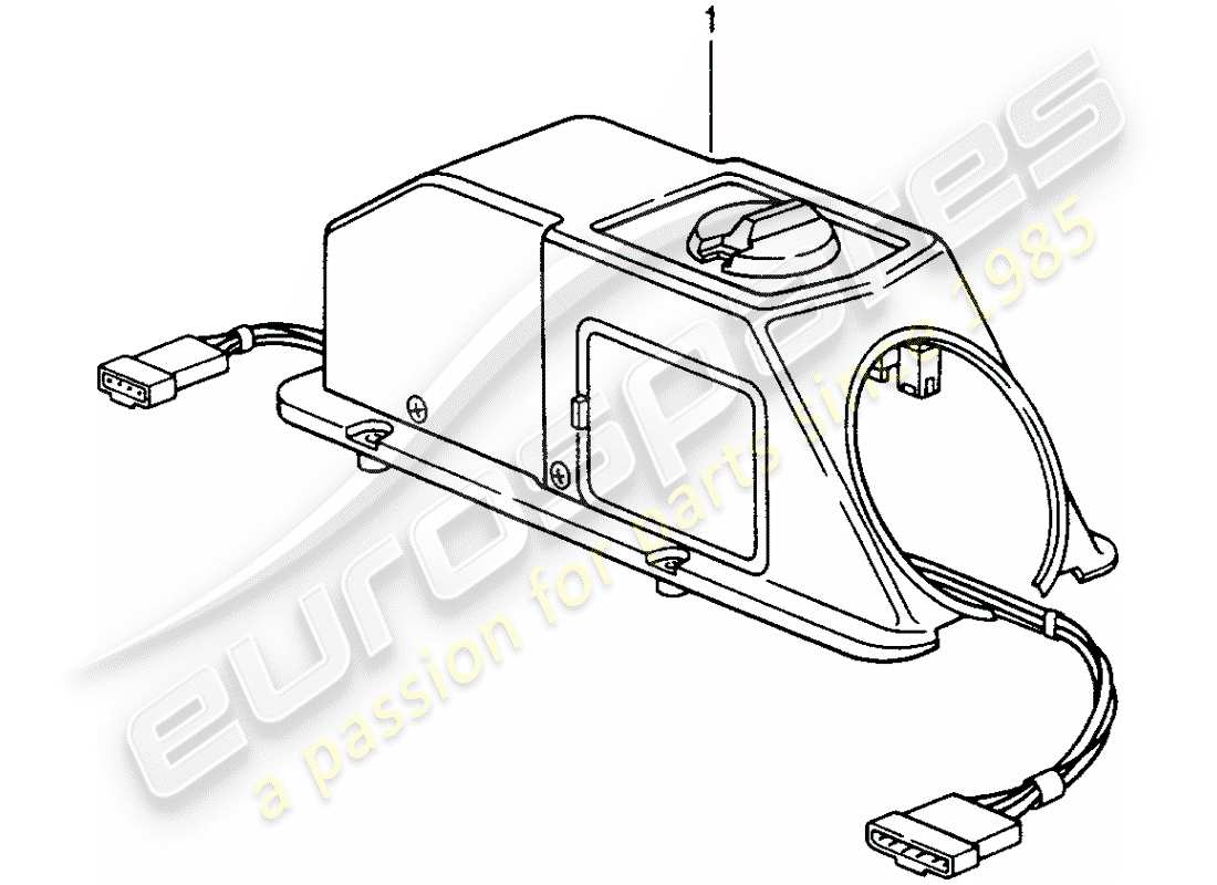 a part diagram from the porsche 1989 (refurbished and exchange catalogue) parts catalogue