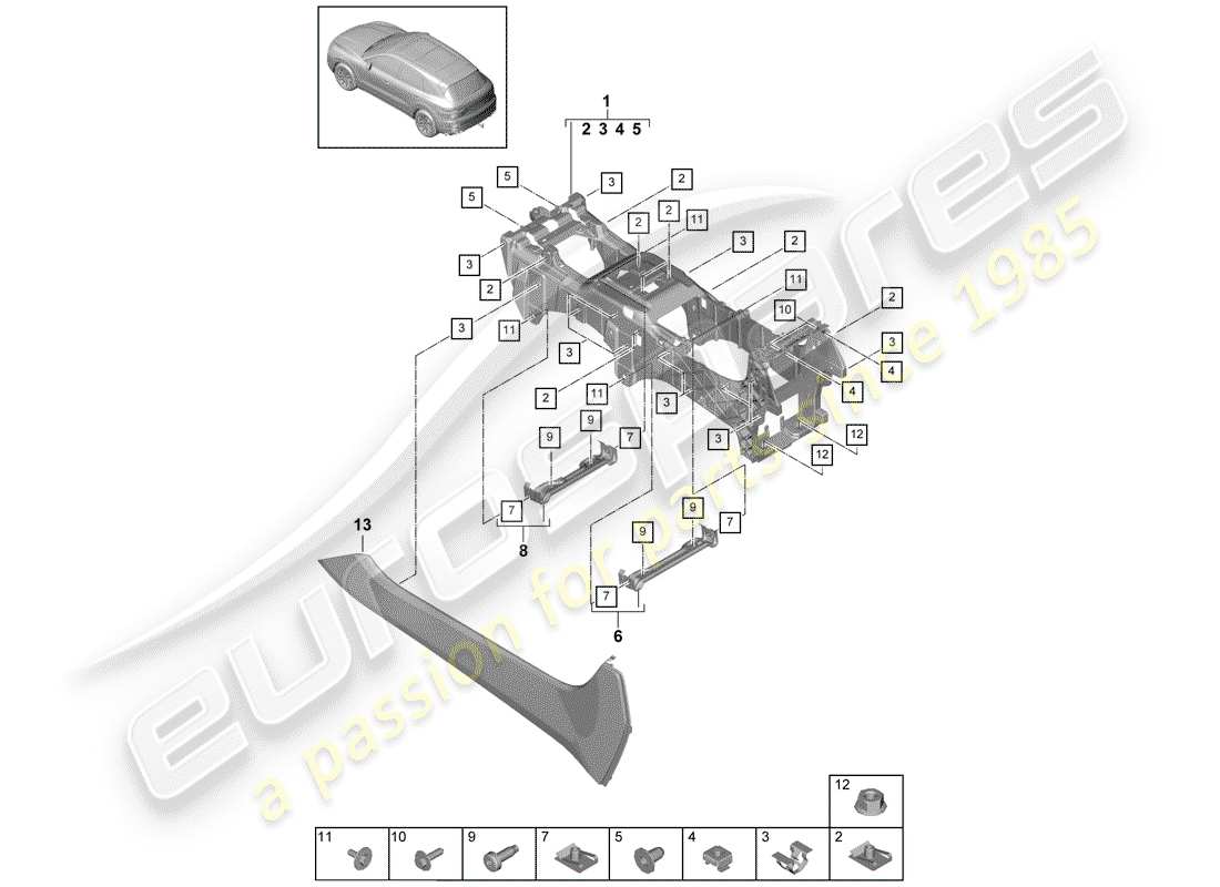 part diagram containing part number 9a700803100