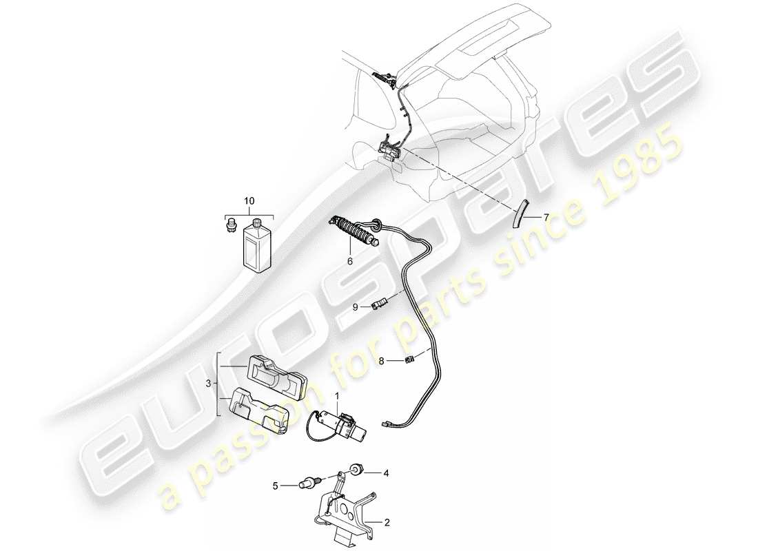 part diagram containing part number 95551286900