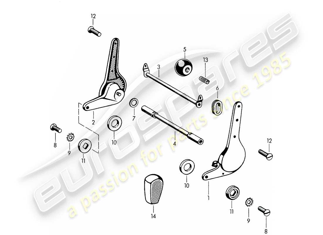 VIEW PARTS DIAGRAMS FROM THE PORSCHE 356 PARTS CATALOGUE a part diagram from the porsche 356 parts catalogue
