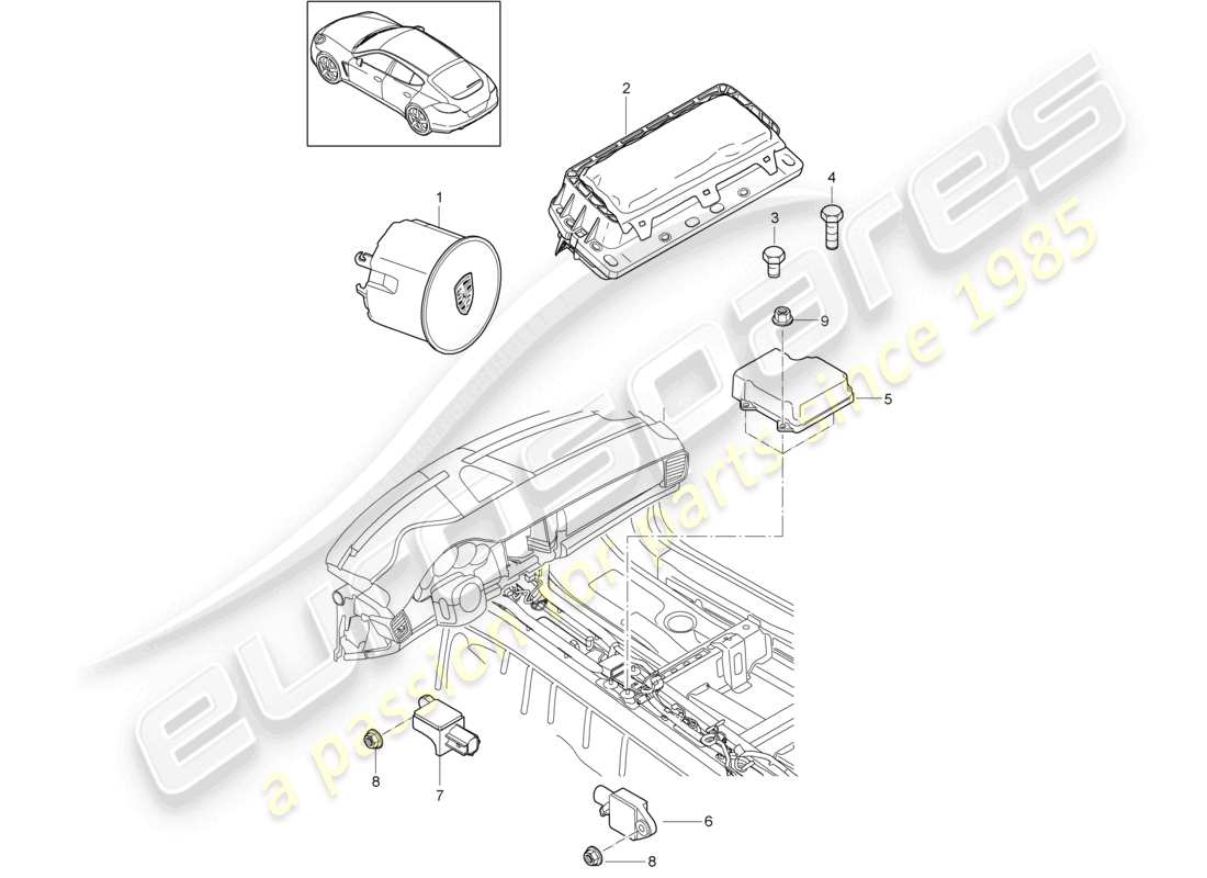 part diagram containing part number 970803089077m9