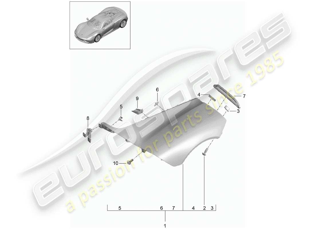 part diagram containing part number 91850552901