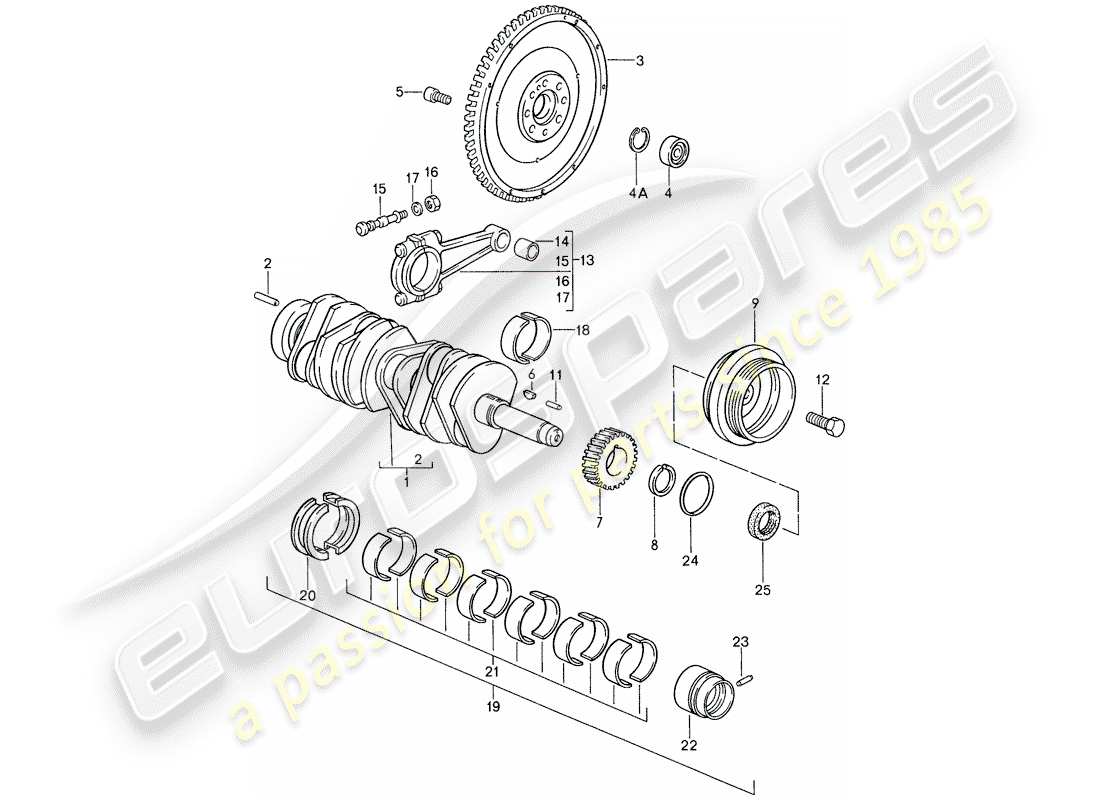 a part diagram from the porsche 1987 (959) parts catalogue