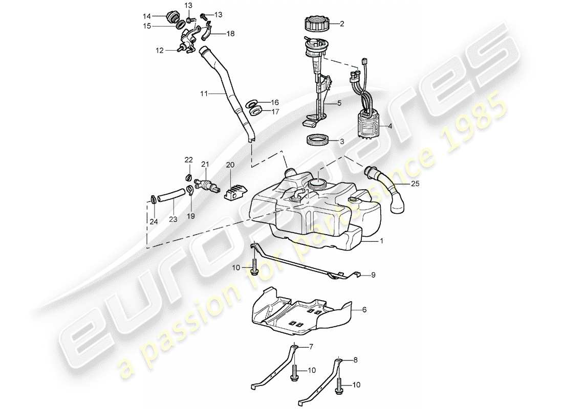 part diagram containing part number 99662080800