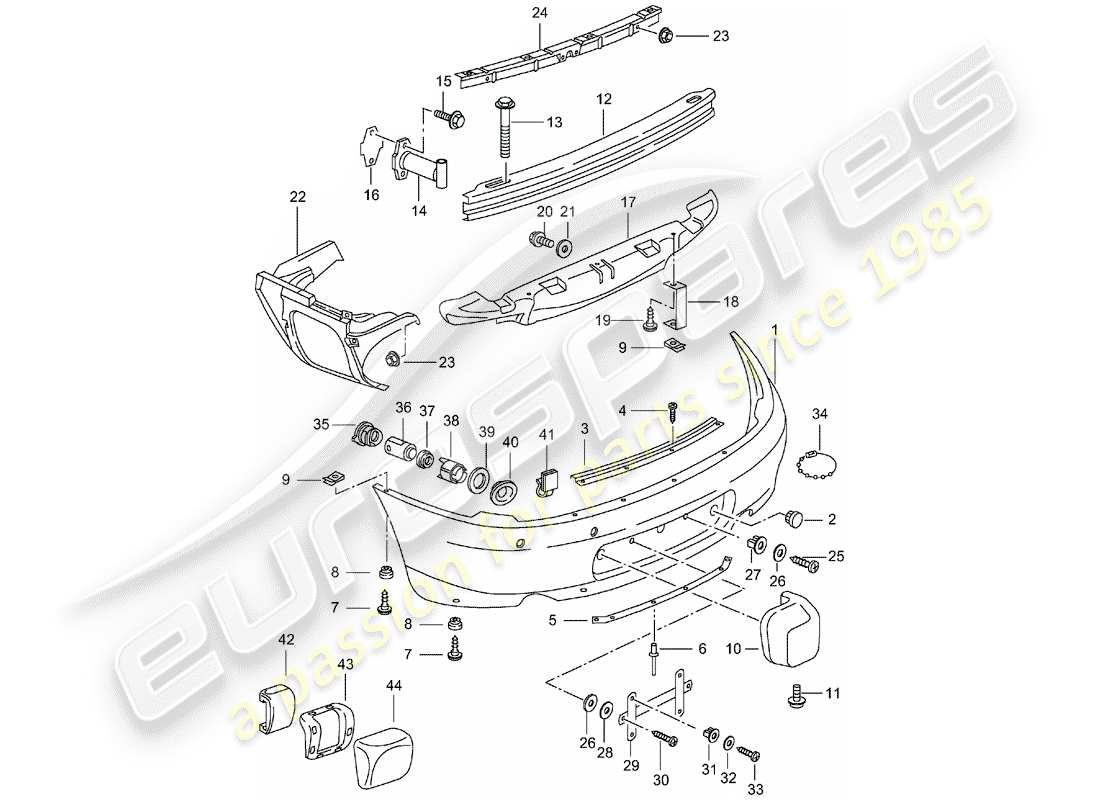 part diagram containing part number 99650588701