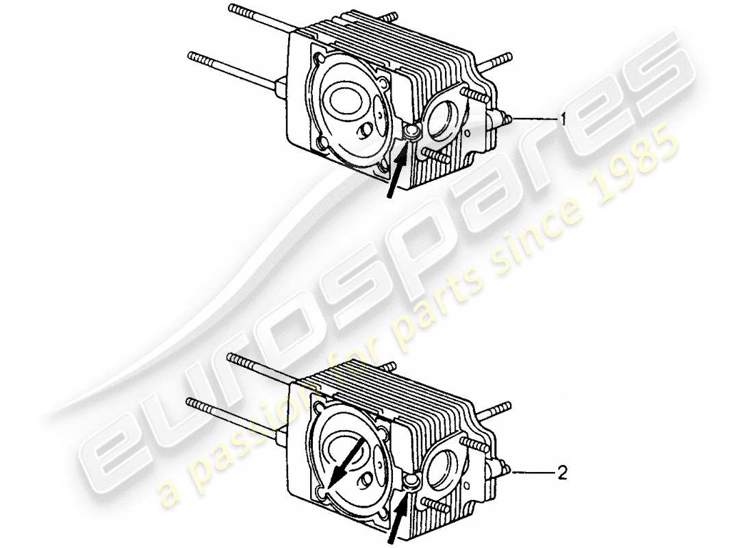 a part diagram from the porsche accessories and tequipment parts catalogue