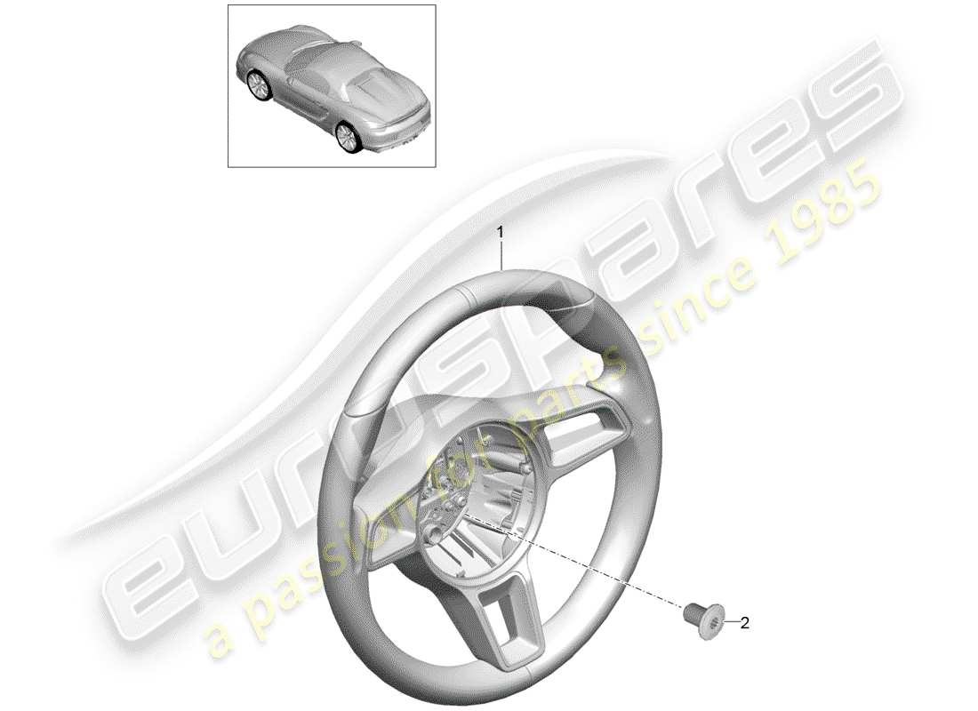 a part diagram from the porsche boxster parts catalogue