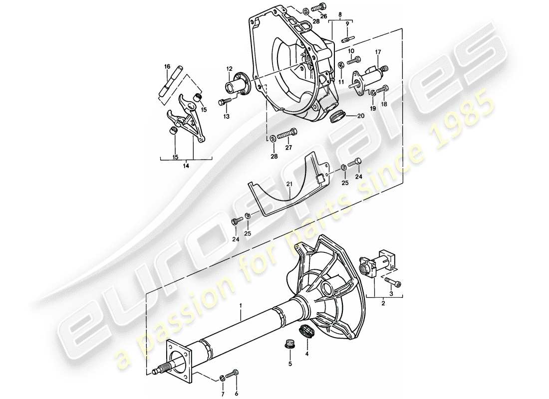VIEW PARTS DIAGRAMS FROM THE PORSCHE 944 PARTS CATALOGUE a part diagram from the porsche 944 parts catalogue