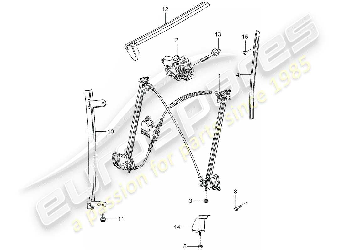 VIEW PARTS DIAGRAMS FROM THE PORSCHE CARRERA GT PARTS CATALOGUE a part diagram from the porsche carrera gt parts catalogue