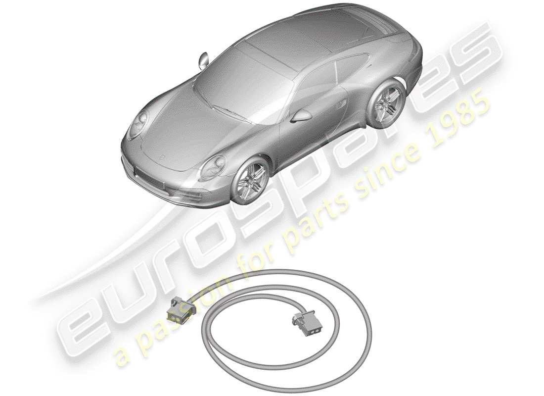 a part diagram from the porsche 991 parts catalogue