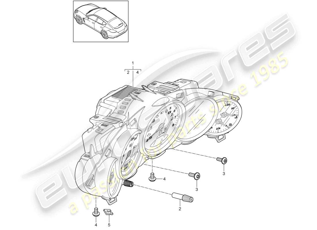 VIEW PARTS DIAGRAMS FROM THE PORSCHE PANAMERA PARTS CATALOGUE a part diagram from the porsche panamera parts catalogue