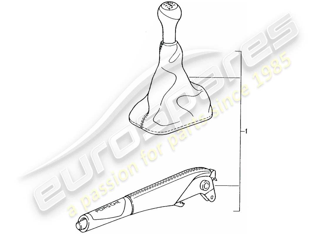 a part diagram from the porsche 2008 (tequipment) parts catalogue