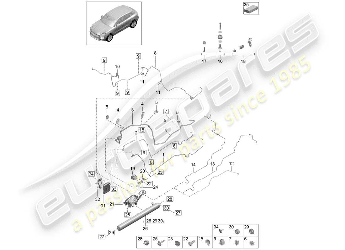 part diagram containing part number 95b907557n