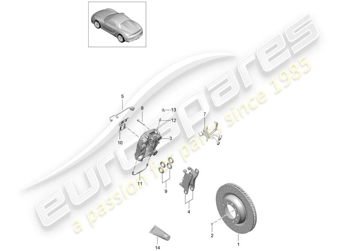 part diagram containing part number 98135240400