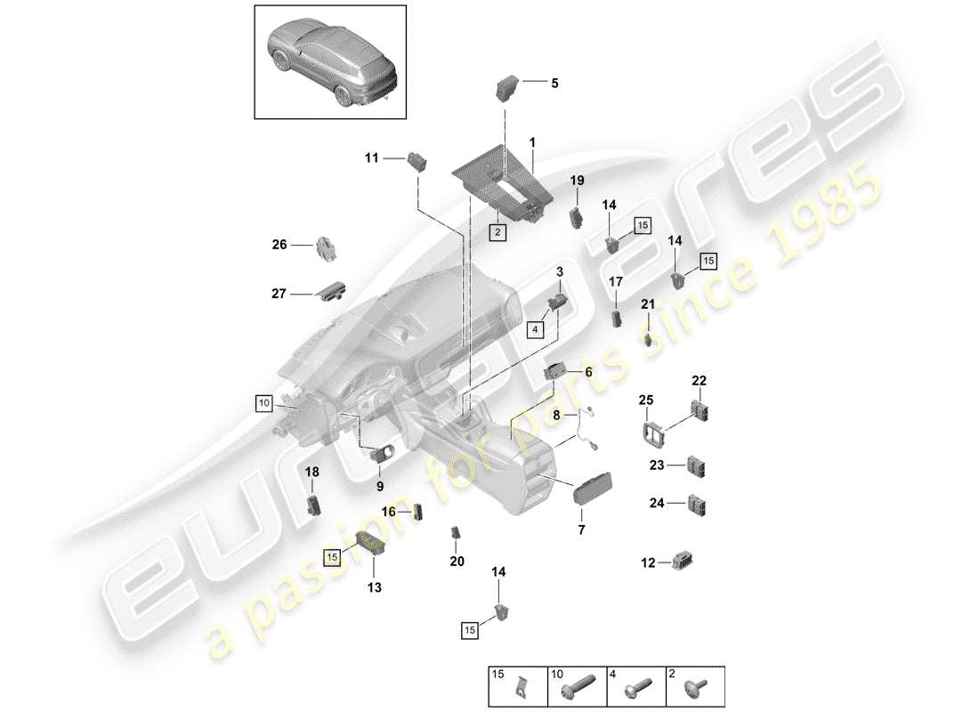 part diagram containing part number 9y0919610c