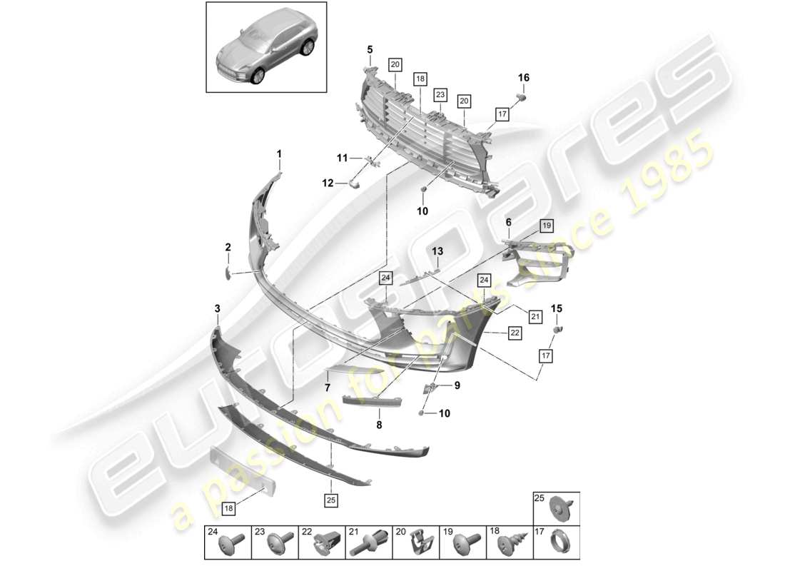 part diagram containing part number 95b807681d 1e0