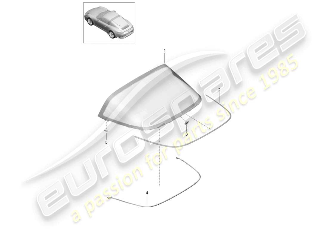 VIEW PARTS DIAGRAMS FROM THE PORSCHE 991 PARTS CATALOGUE a part diagram from the porsche 991 parts catalogue