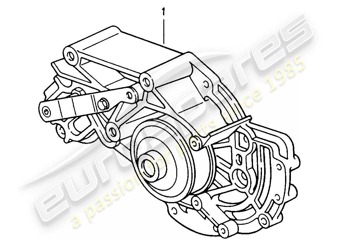 a part diagram from the porsche 1973 (refurbished and exchange catalogue) parts catalogue