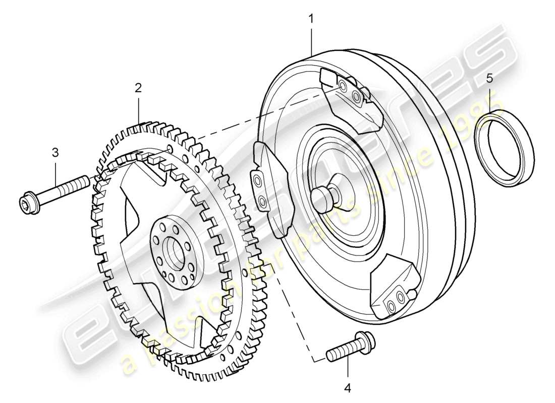 a part diagram from the porsche cayenne parts catalogue