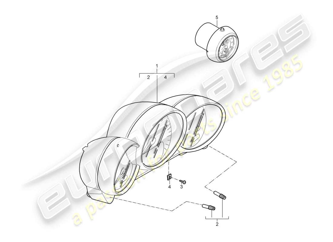 VIEW PARTS DIAGRAMS FROM THE PORSCHE CAYMAN PARTS CATALOGUE a part diagram from the porsche cayman parts catalogue