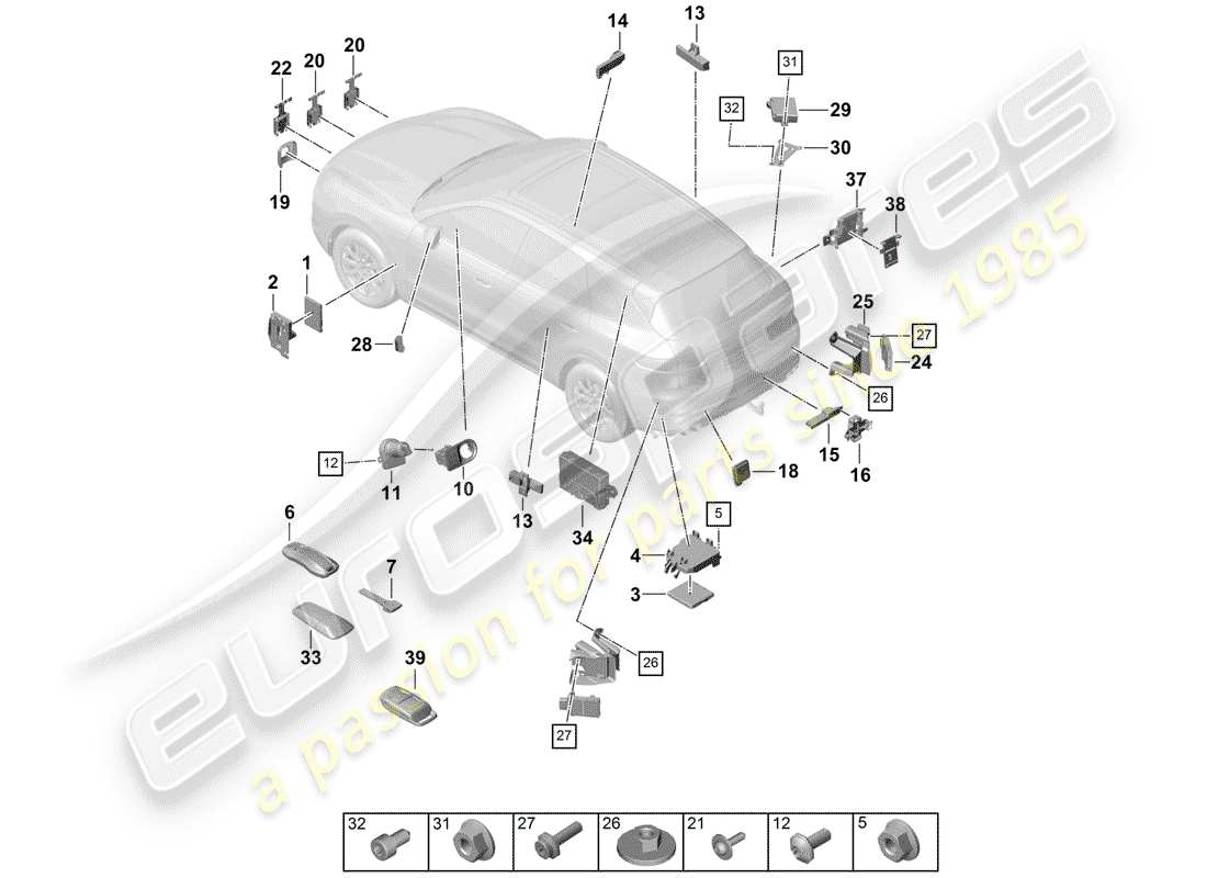 part diagram containing part number 95890706430