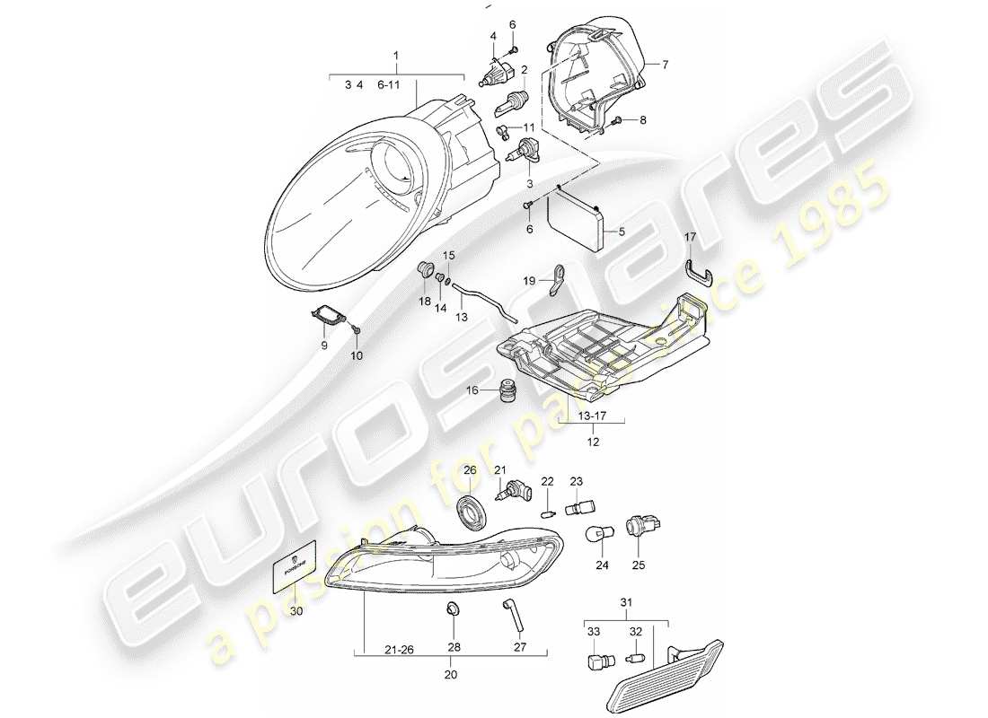 part diagram containing part number 99763119400