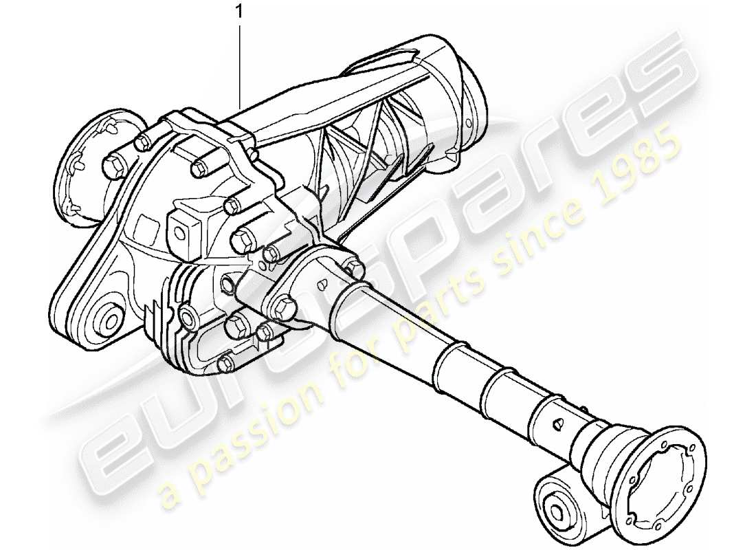 a part diagram from the porsche 1972 (refurbished and exchange catalogue) parts catalogue