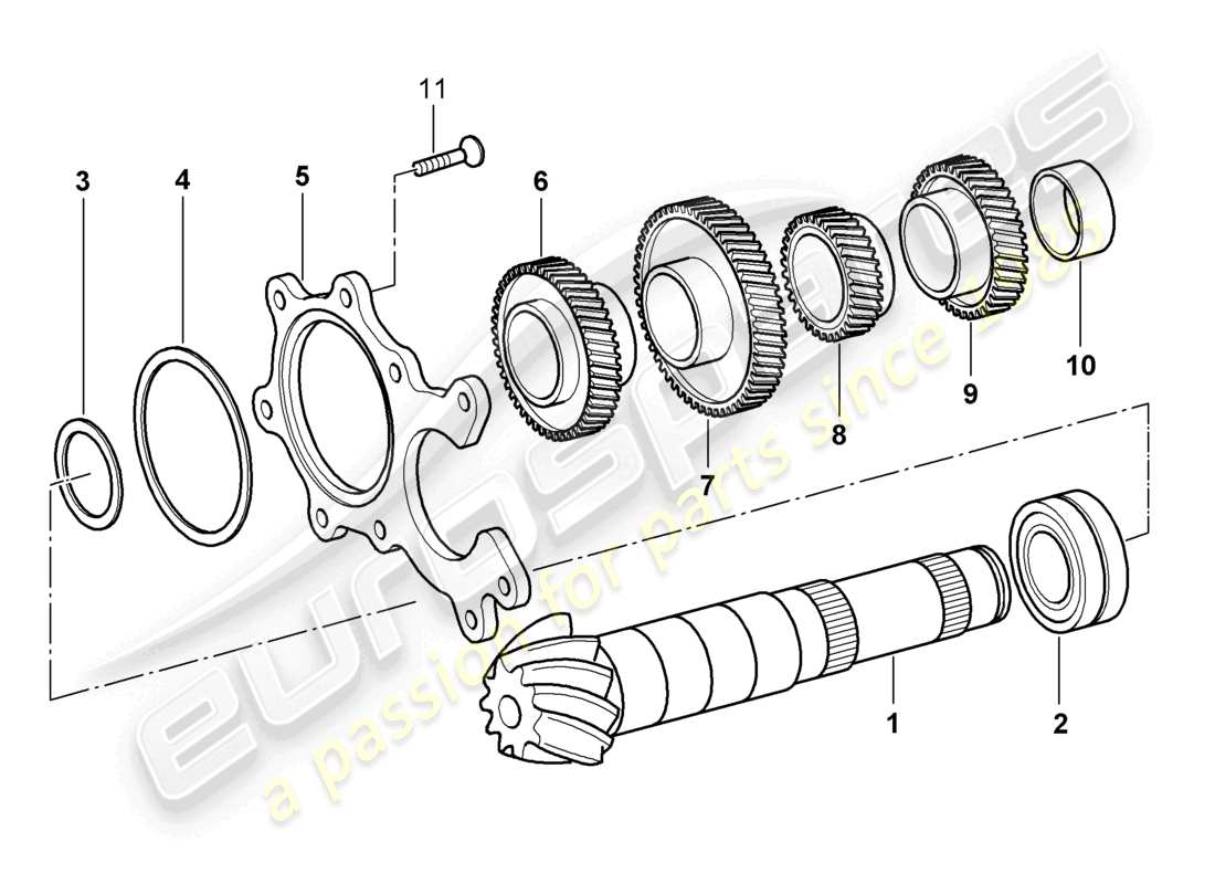 a part diagram from the porsche 2003 (986 boxster) parts catalogue