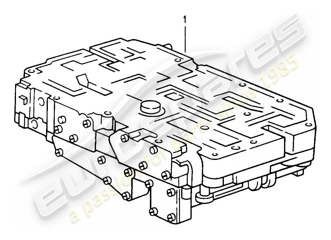 a part diagram from the porsche accessories and tequipment parts catalogue