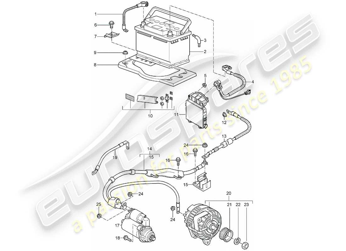 part diagram containing part number 99961109520