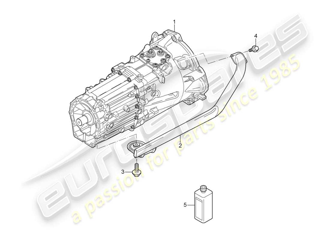 a part diagram from the porsche 2010 (cayenne e1 9pa) parts catalogue