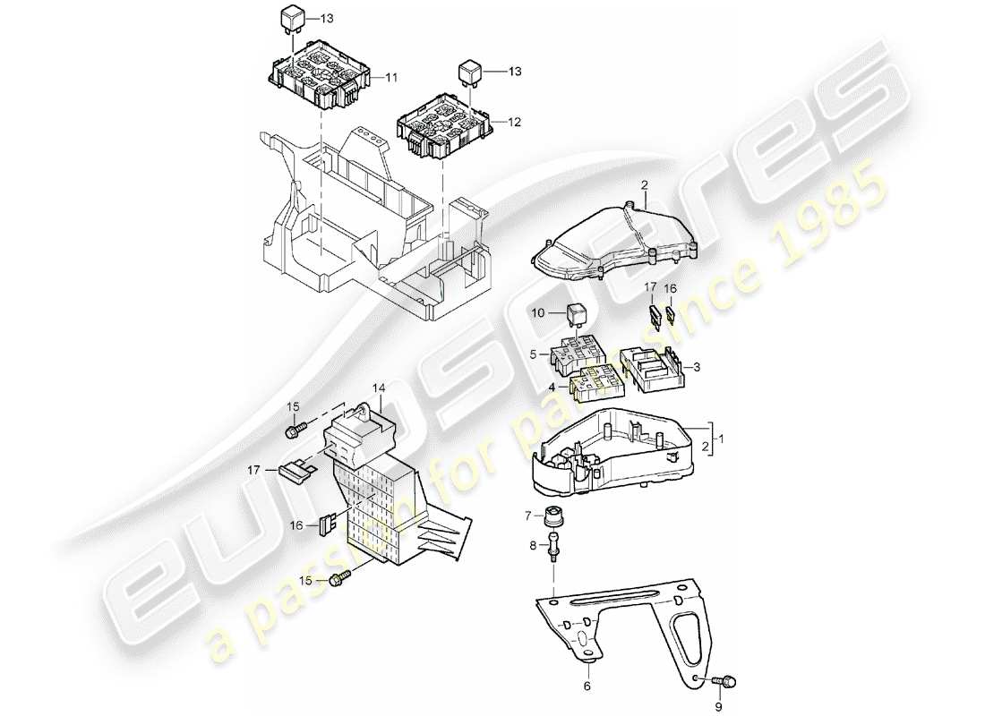 part diagram containing part number 95561504501