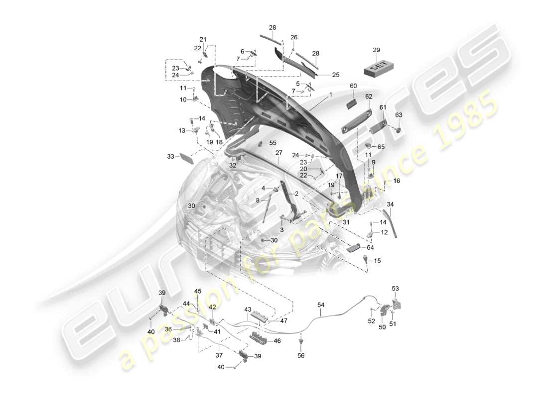 part diagram containing part number 95b823411