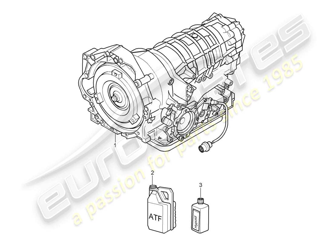 a part diagram from the porsche 2007 (987 cayman) parts catalogue