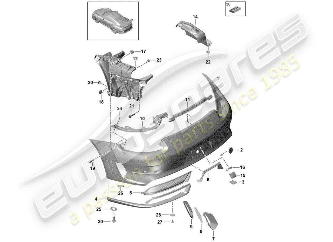 part diagram containing part number 991505291c2