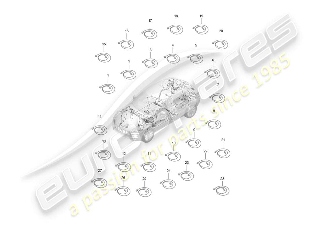 a part diagram from the porsche macan parts catalogue