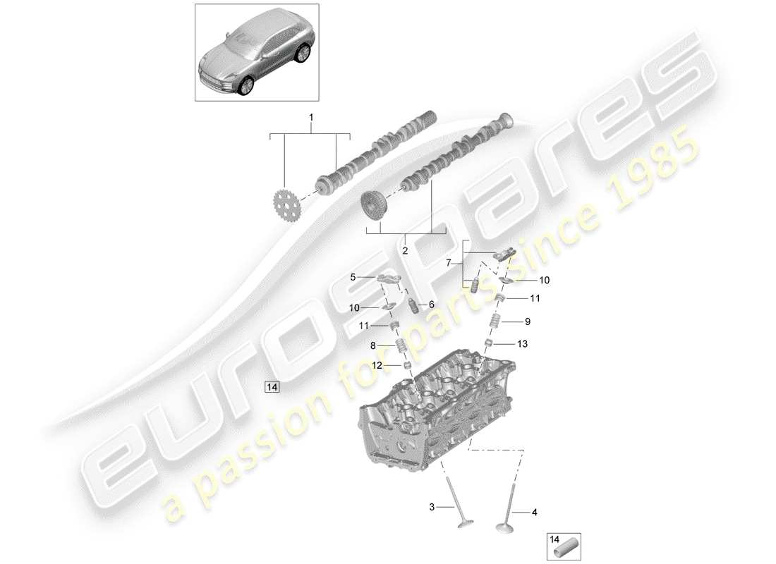 part diagram containing part number pac109623a