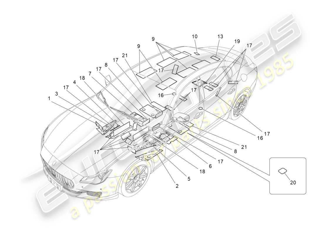 part diagram containing part number 670007064