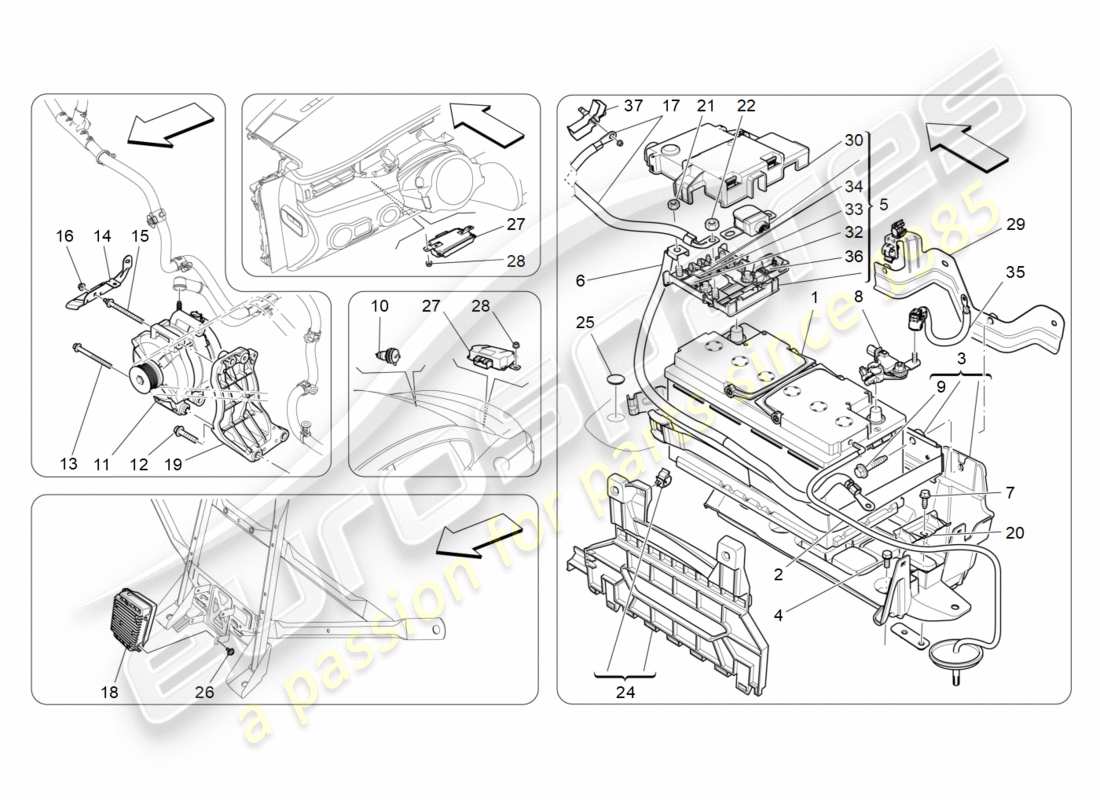 part diagram containing part number 46328332