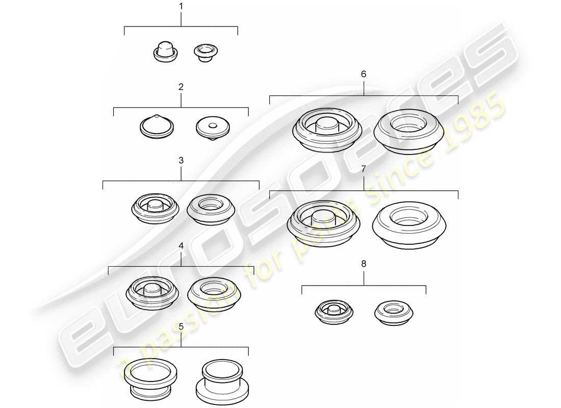 porsche 2006 (987 boxster) plug part diagram