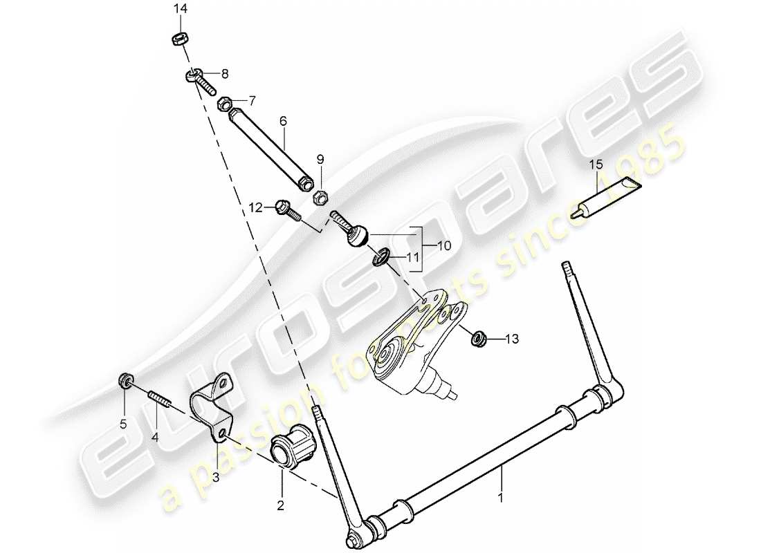 porsche 2005 (carrera gt) stabilizer part diagram