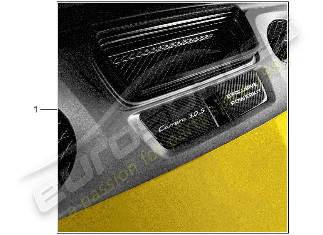 porsche 2013 (tequipment 98x/99x) engine parts diagram