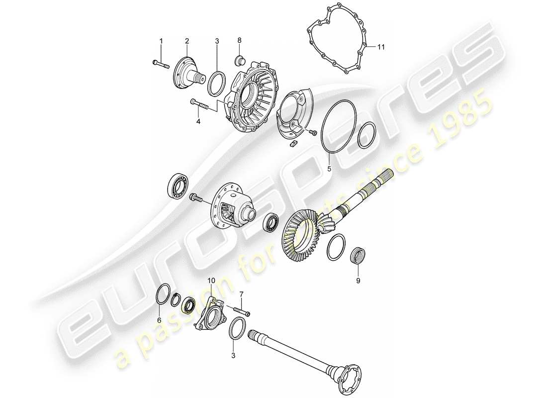 porsche 2008 (987 boxster) tiptronic parts diagram