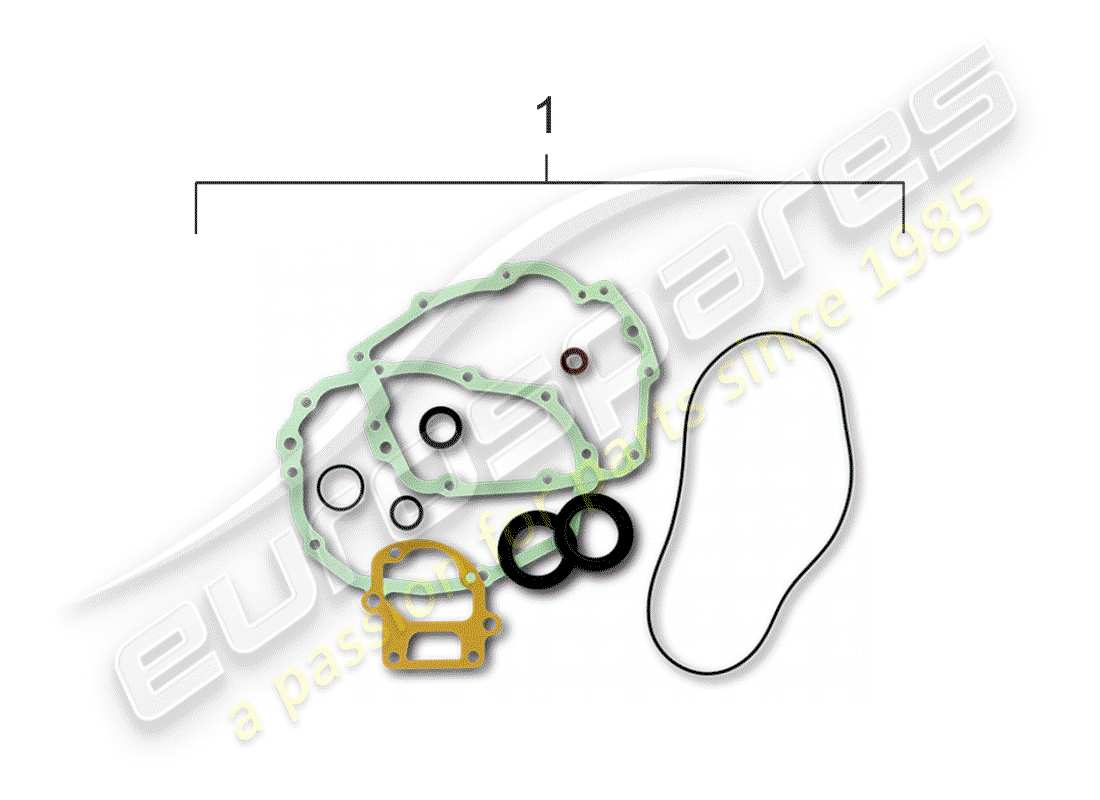 porsche 1976 (911 turbo) repair kits part diagram
