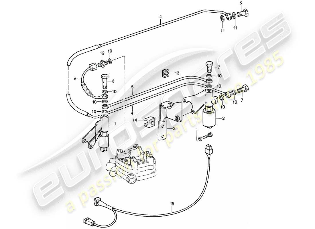 porsche 1981 (924) k-jetronic - 2 a part diagram