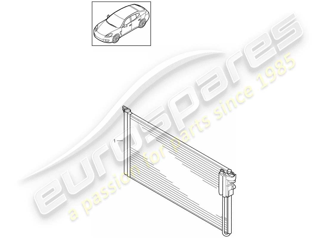 porsche 2016 (panamera 970) capacitor part diagram
