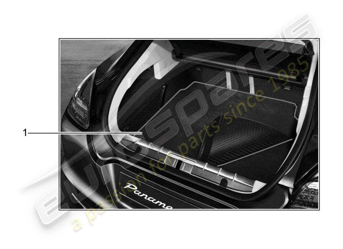 porsche 2013 (tequipment panamera) carpet parts diagram