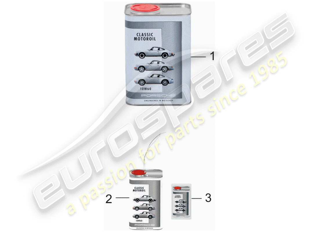 porsche 1989 (964) engine oil - porsche classic 10w60 parts diagram